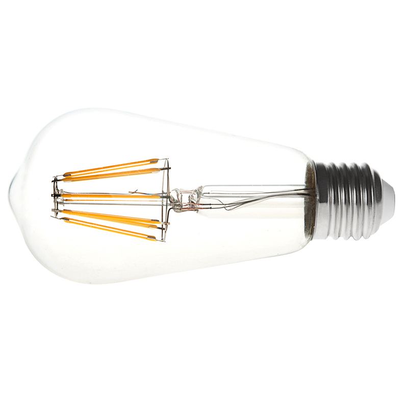 ST18 E26/E27 8W LED Vintage Antique Filament Light Bulb, 75W Equivalent, 4-Pack ST18 E26/E27 8W LED Vintage Antique Filament Light Bulb, 75W Equivalent, 4-Pack